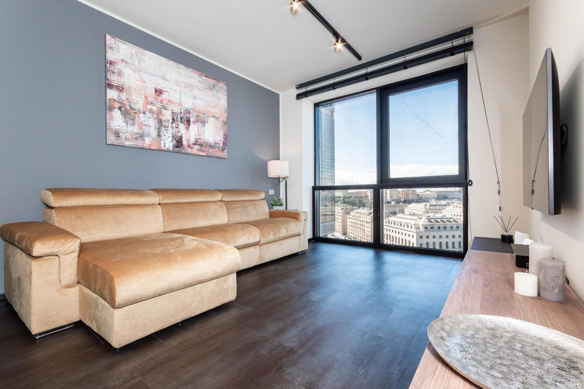 Free Parking In Luxury Suite With City View - Steps To Brignole Train Station Genua Zewnętrze zdjęcie