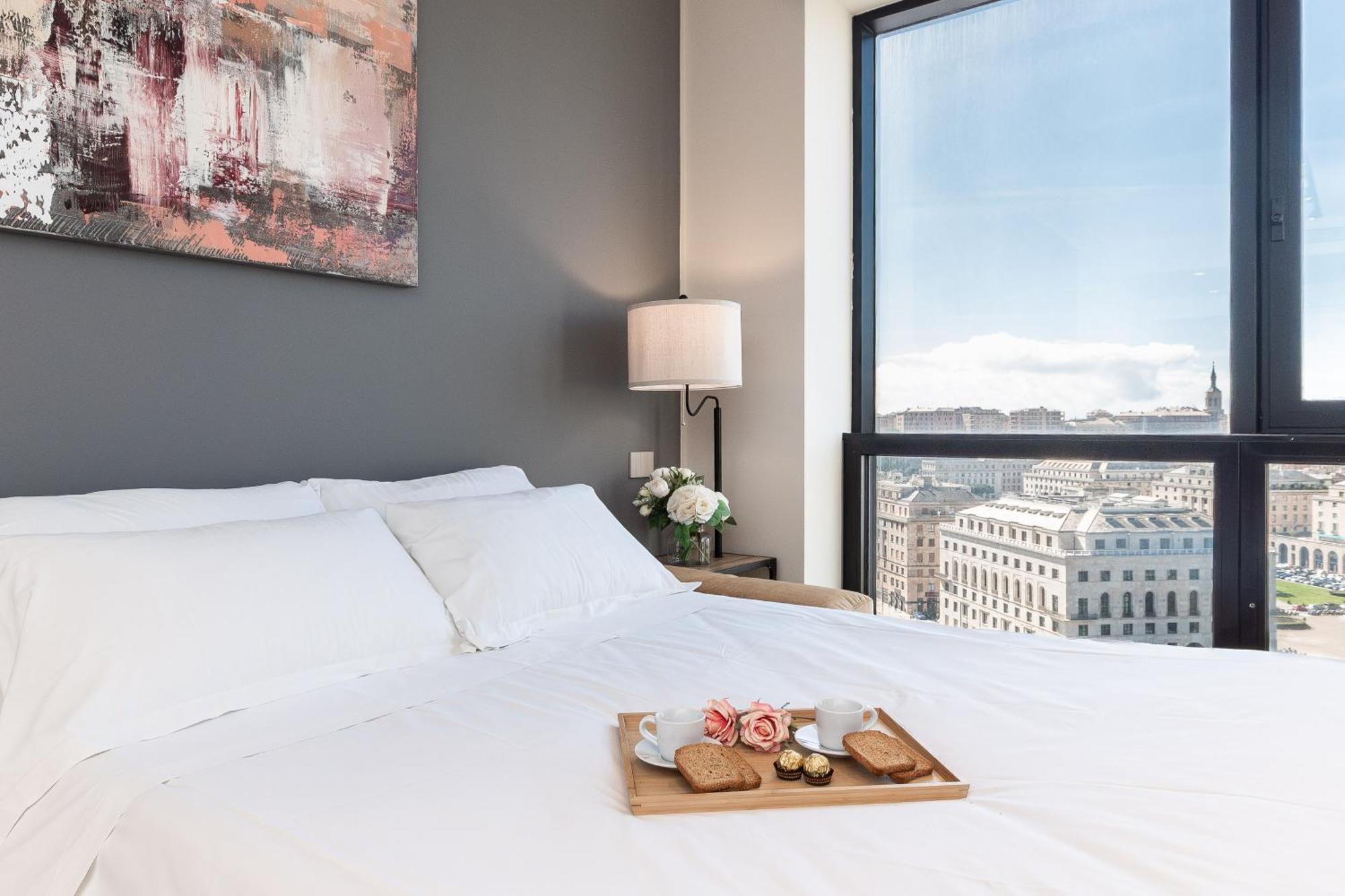 Free Parking In Luxury Suite With City View - Steps To Brignole Train Station Genua Zewnętrze zdjęcie